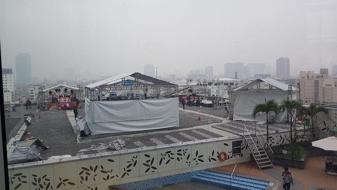 Đài Hàn Quốc MBC dựng trường quay trên nóc khách sạn Daewoo ‘gây bão’ - ảnh 2