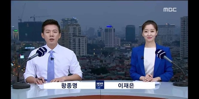 Đài Hàn Quốc MBC dựng trường quay trên nóc khách sạn Daewoo ‘gây bão’ - ảnh 1