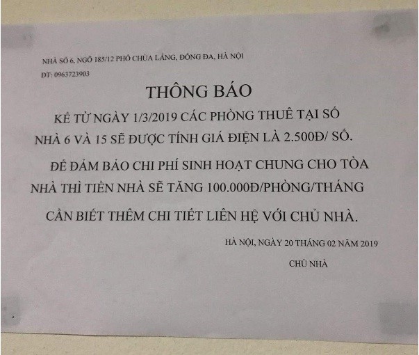Giảm tiền điện, tăng phí dịch vụ: Sinh viên, người lao động ‘kêu trời’ - ảnh 1