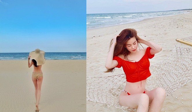 48 tuổi, Hoa hậu Giáng My vẫn tự tin diện bikini ‘đọ dáng’ cùng đàn em - ảnh 5
