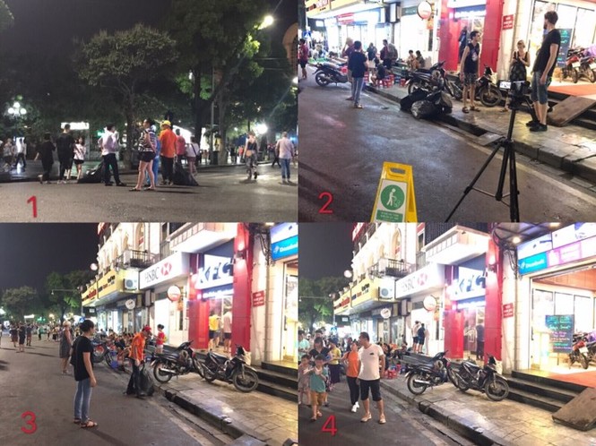 Phạt đến 7 triệu đồng hành vi vứt rác bừa bãi tại phố đi bộ hồ Hoàn Kiếm - ảnh 7