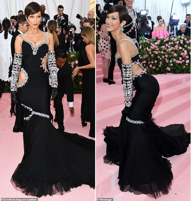 Loạt mỹ nhân chuộng mốt không nội y, xuyên thấu gây 'náo loạn' Met Gala 2019 - ảnh 15