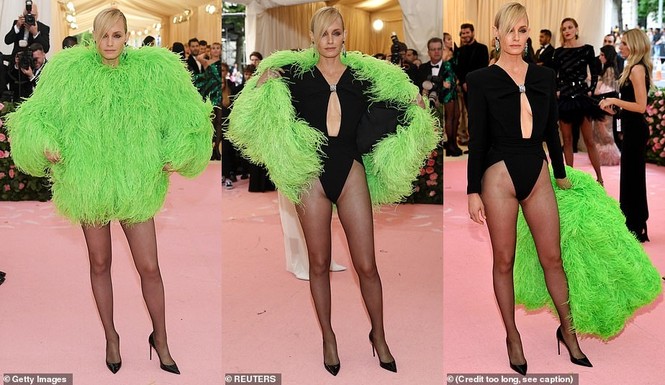Loạt mỹ nhân chuộng mốt không nội y, xuyên thấu gây 'náo loạn' Met Gala 2019 - ảnh 5