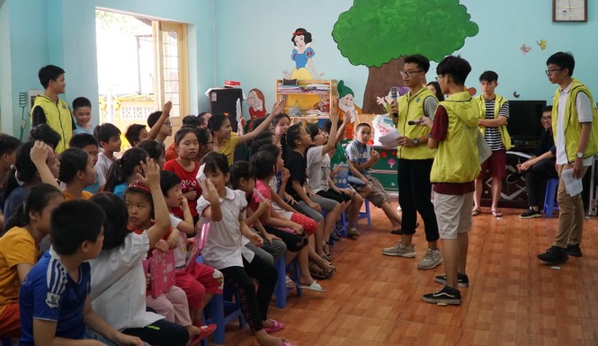 Tết thiếu nhi ở nhà nuôi dưỡng trẻ hữu nghị Đống Đa - ảnh 2