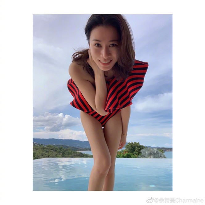 Khoe ảnh bikini tuổi 44, Xa Thi Mạn khiến fans ‘xuýt xoa’ như gái đôi mươi - ảnh 1