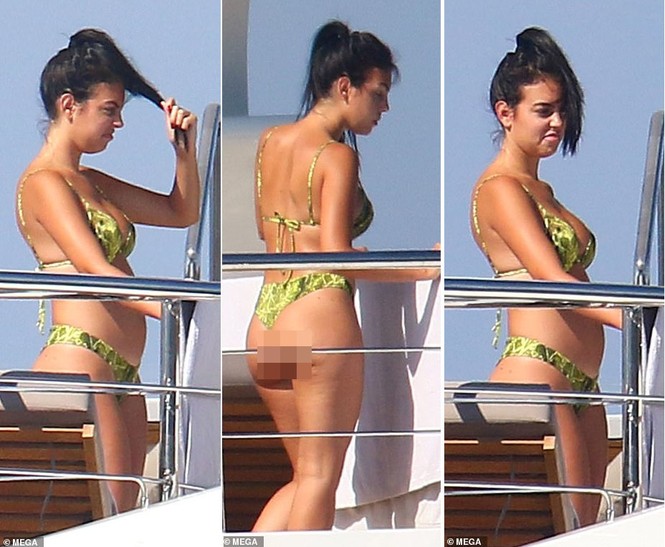 Bạn gái Ronaldo lại gây 'sốt' với ảnh mặc bikini 'bỏng mắt' trên du thuyền - ảnh 3