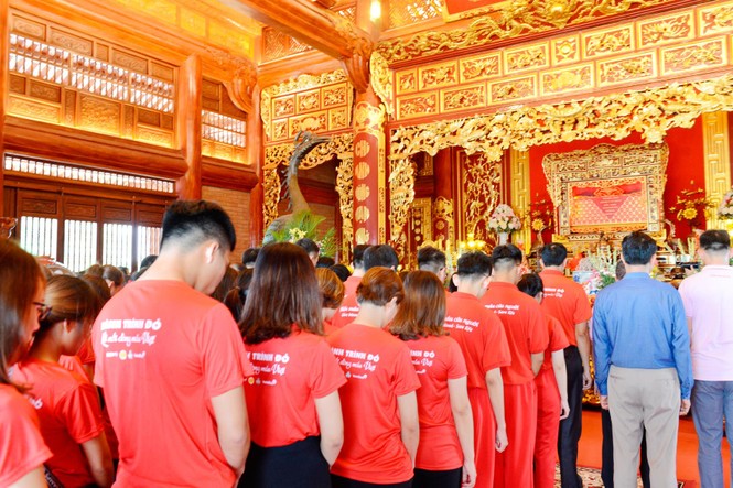 Đông đảo các bạn trẻ tham gia ngày hội 'Thái Nguyên ngàn trái tim hồng' - ảnh 3