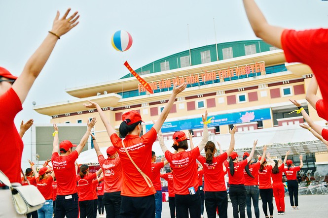 Đông đảo các bạn trẻ tham gia ngày hội 'Thái Nguyên ngàn trái tim hồng' - ảnh 4