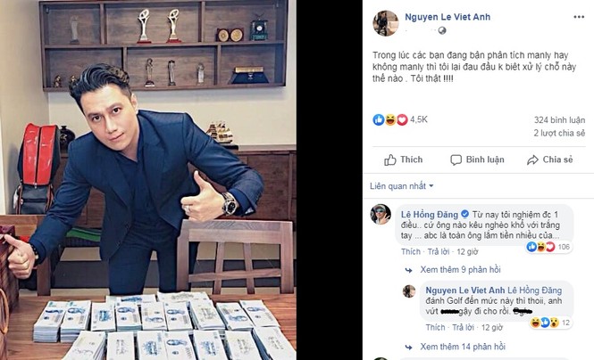 Việt Anh khoe bàn đầy tiền sau khi bị dân mạng chê bai nhan sắc thẩm mỹ - ảnh 3