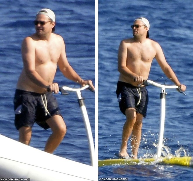 ‘Ông chú bụng bia’ Leonardo DiCaprio nữ tính, bạn gái 9x lướt ván điệu nghệ - ảnh 4