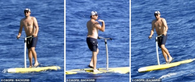 ‘Ông chú bụng bia’ Leonardo DiCaprio nữ tính, bạn gái 9x lướt ván điệu nghệ - ảnh 5