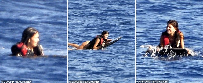 ‘Ông chú bụng bia’ Leonardo DiCaprio nữ tính, bạn gái 9x lướt ván điệu nghệ - ảnh 8