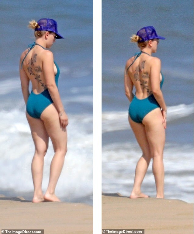 Scarlett Johansson hiếm hoi diện bikini gợi cảm, lộ khuyết điểm cơ thể - ảnh 2