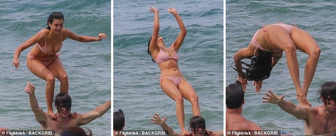 Mỹ nhân ‘Nhật ký ma cà rồng’ o ép vòng một với bikini, hôn đắm đuối bạn trai - ảnh 5
