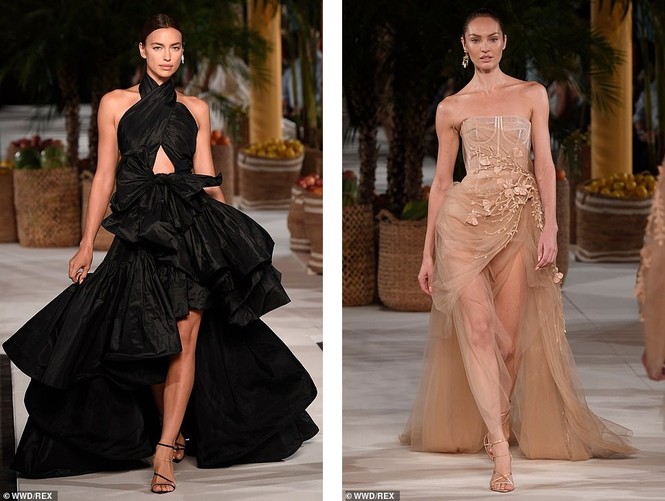 Irina Shayk và Candice Swanepoel đẹp động lòng người gây ‘bão’ sàn catwalk - ảnh 1