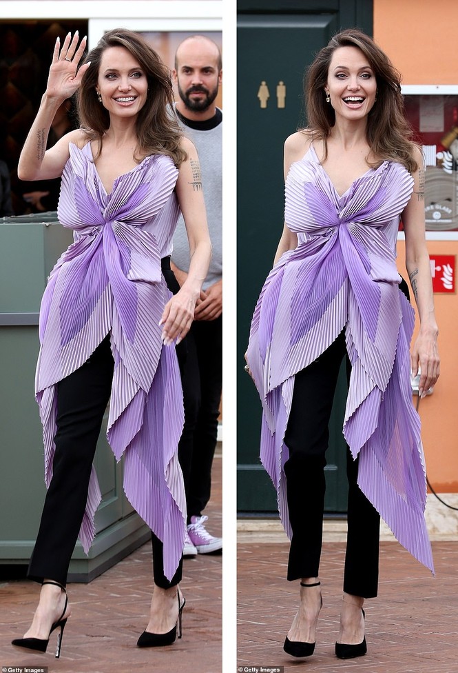 Angelina Jolie đẹp ‘nín thở’ vẫn bị dân mạng soi mói - ảnh 2