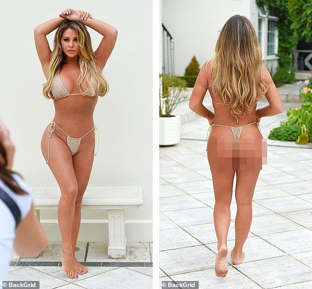 Bianca Gascoigne khoe ba vòng ‘bốc lửa’ với bikini lấp lánh bé xíu - ảnh 1