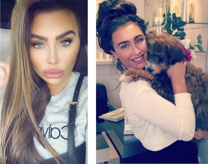 Lauren Goodger mặc bra dạo phố đêm, khoe vòng một ‘ngộp thở’ - ảnh 4