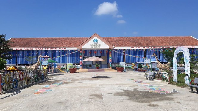 Trường học “tiền tỷ” sụt lún bất thường - ảnh 1