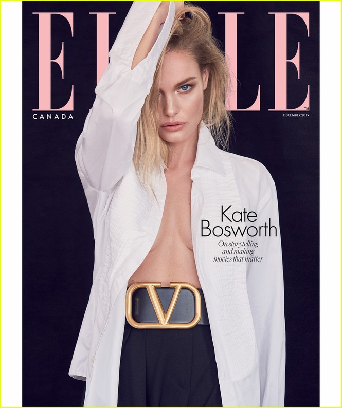 Mỹ nhân Kate Bosworth phanh áo khoe ngực trần trên bìa tạp chí - ảnh 2