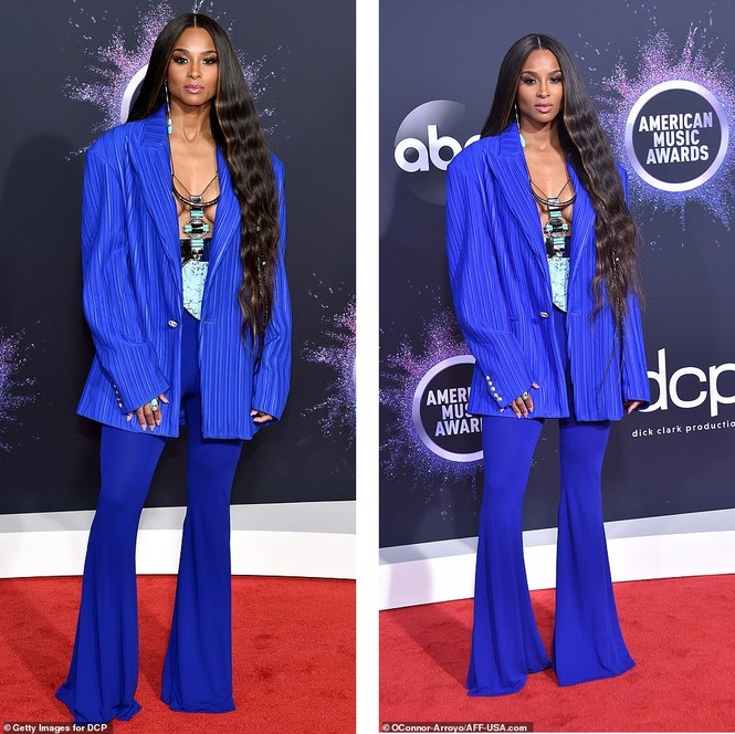 American Music Awards 2019: Dàn mỹ nhân chuộng mốt khoe vòng một - ảnh 8