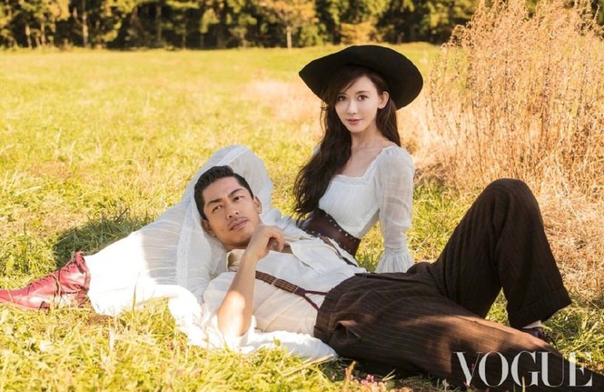 Vợ chồng son Akira và Lâm Chí Linh ‘tình bề bình’ trên bìa tạp chí Vogue - ảnh 3