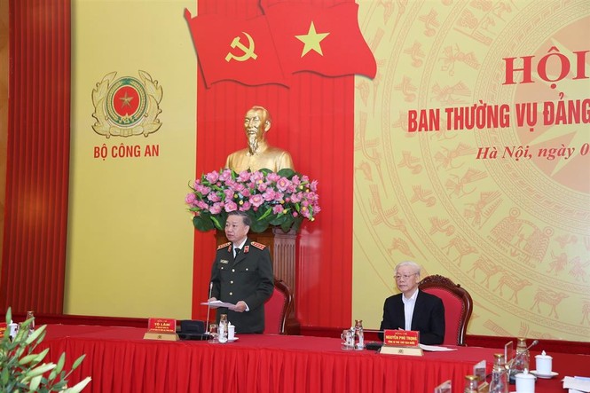 Tổng Bí thư, Chủ tịch nước dự Hội nghị Ban Thường vụ Đảng ủy Công an TƯ - ảnh 2