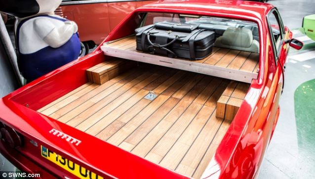 Độ siêu xế Ferrari thành… xe bán tải - ảnh 1
