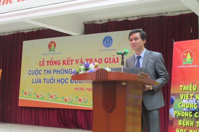 Trao giải cuộc thi Phòng chống bệnh tật học đường - ảnh 1