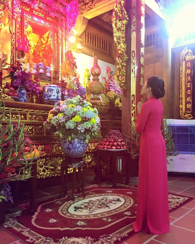 Phương Mỹ Chi diện áo dài duyên dáng như thiếu nữ - ảnh 3