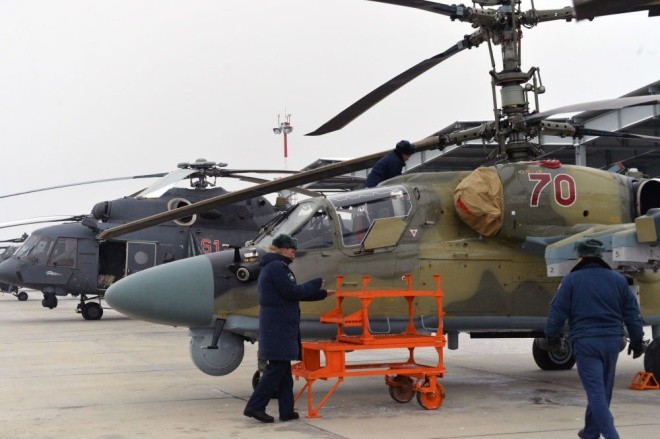Hình ảnh trực thăng 'Cá sấu bay' Nga tham gia diệt IS ở Syria - ảnh 4