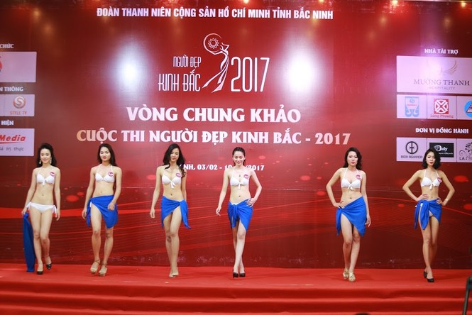 Ngắm dàn thí sinh “Người đẹp Kinh Bắc” trong trang phục bikini - ảnh 1