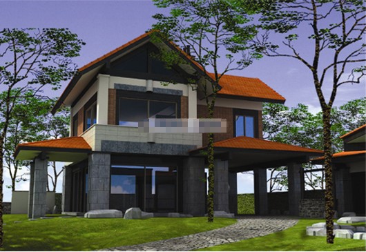 Thiết kế biệt thự nhà vườn 150m2 đẹp mê mẩn - ảnh 2