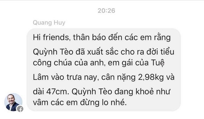 Đầu năm 2017, showbiz chào đón những em bé nào? - ảnh 1