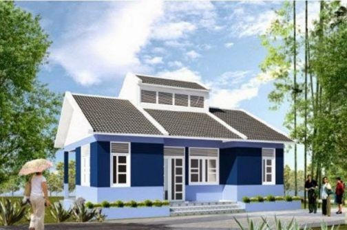 Nhà 'cấp 4'... kiểu biệt thự với 200 triệu đồng - ảnh 4
