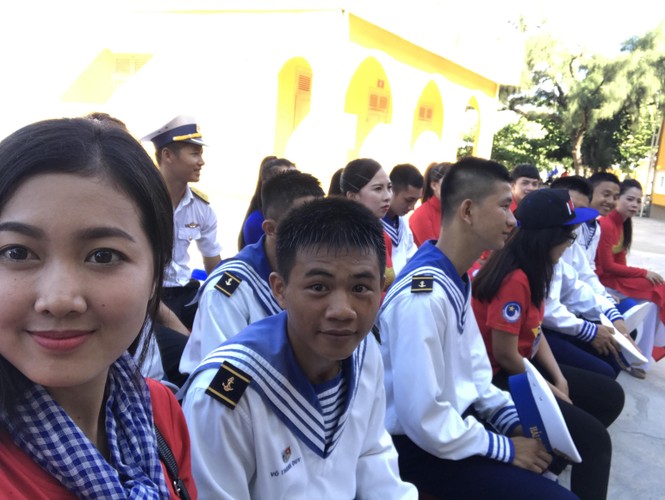 Nhật kí Trường Sa của Á khôi sinh viên Việt Nam duyên dáng 2016 - ảnh 5