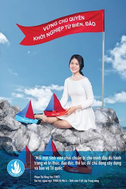 22 gương mặt trẻ nổi tiếng tham gia bộ ảnh về biển đảo Tổ quốc - ảnh 12
