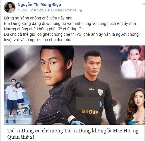 Kỳ Hân bức xúc khi Mạc Hồng Quân bị so sánh với thủ môn Bùi Tiến Dũng