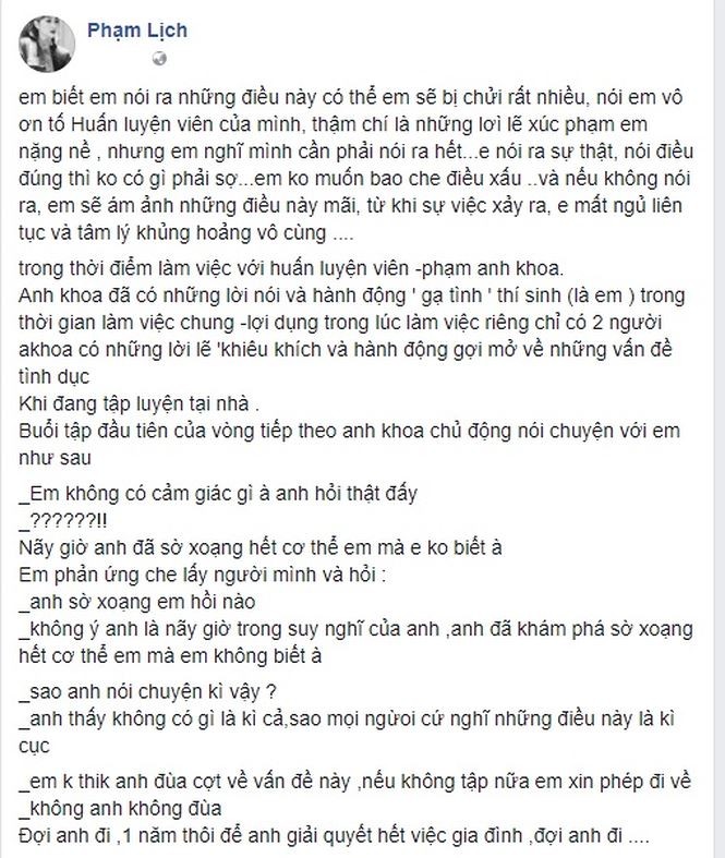 Showbiz 28/4: Phản ứng của Phạm Anh Khoa khi bị tố gạ tình thí sinh - ảnh 2