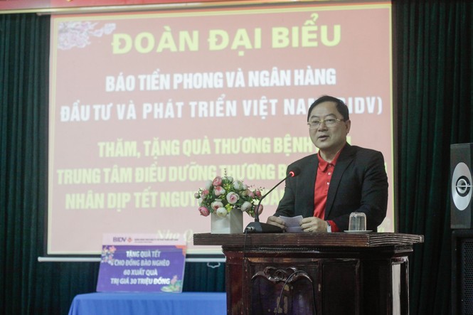 BIDV và báo Tiền Phong đến với thương binh tại Trung tâm Nho Quan, Ninh Bình - ảnh 2