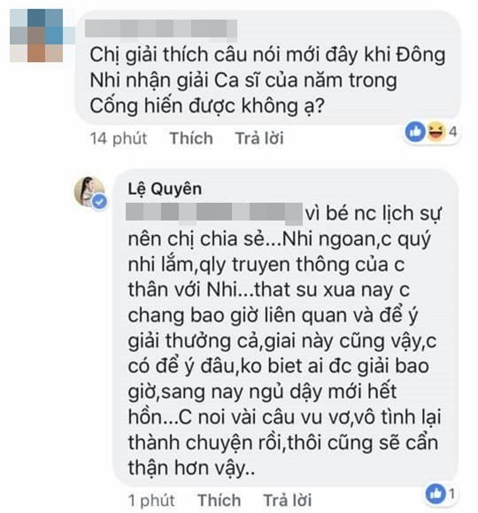 Showbiz 17/4: Bị nghi ‘đá xéo’ Đông Nhi, Lệ Quyên nói gì? - ảnh 1
