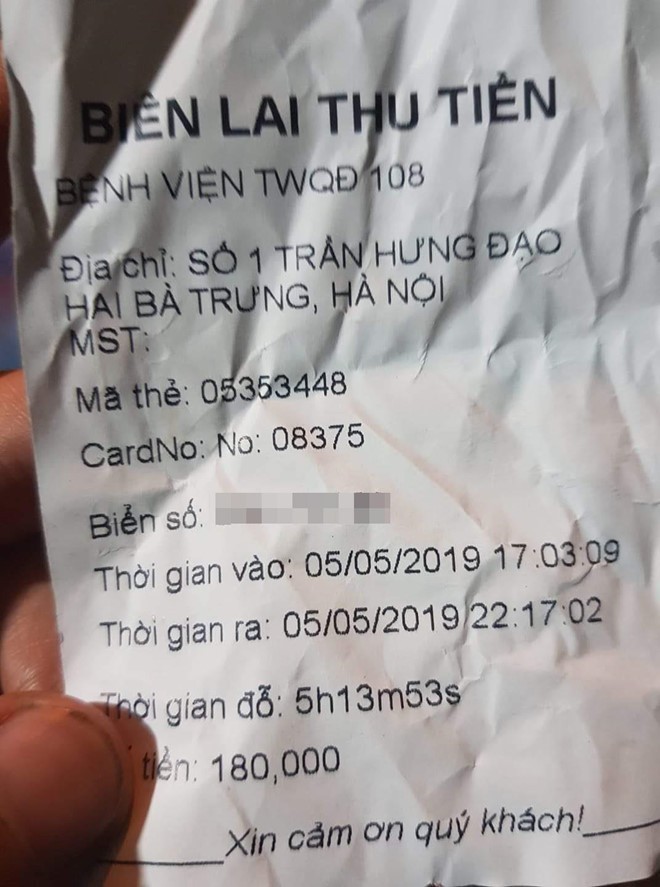 'Ngã ngửa' vì mất hàng trăm nghìn một lượt gửi xe ở bệnh viện - ảnh 1