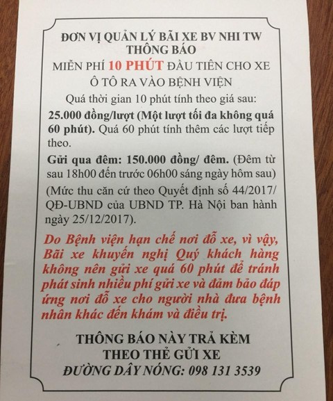 'Ngã ngửa' vì mất hàng trăm nghìn một lượt gửi xe ở bệnh viện - ảnh 3