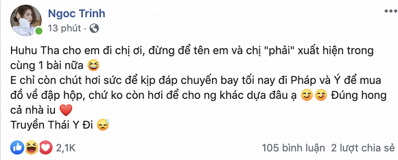 Vũ Thu Phương chê là 'nhục quốc thể', Ngọc Trinh đáp trả ‘chị già rồi’ - ảnh 3