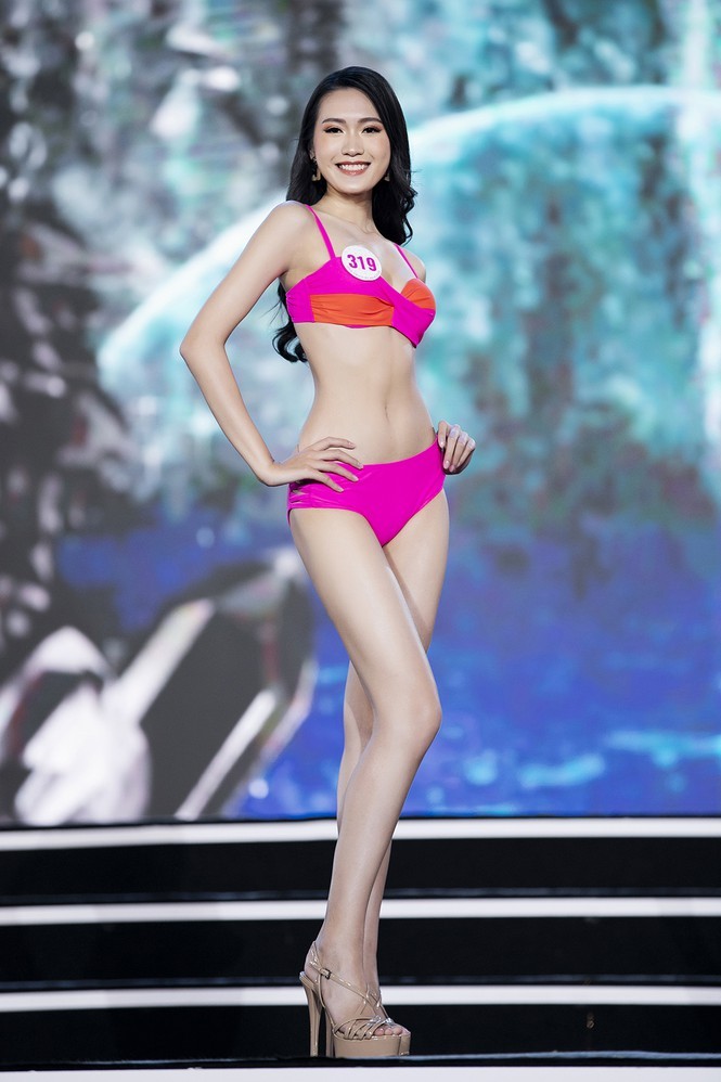 Ngắm những thí sinh có vòng eo nhỏ nhất Hoa hậu Việt Nam 2020 khoe dáng với bikini - ảnh 4