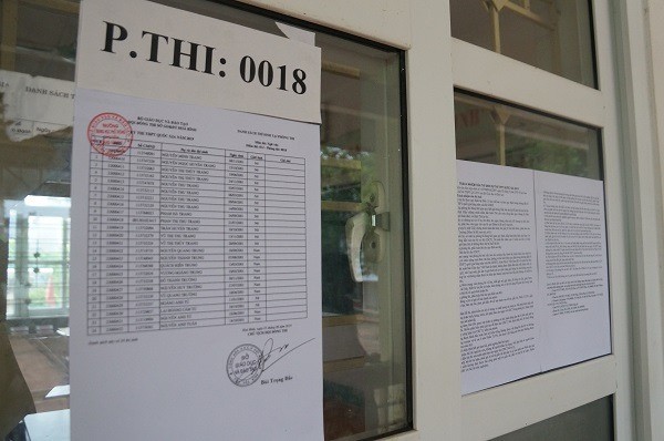 Thí sinh hào hứng làm thủ tục nhập thi THPT quốc gia 2019 - ảnh 23