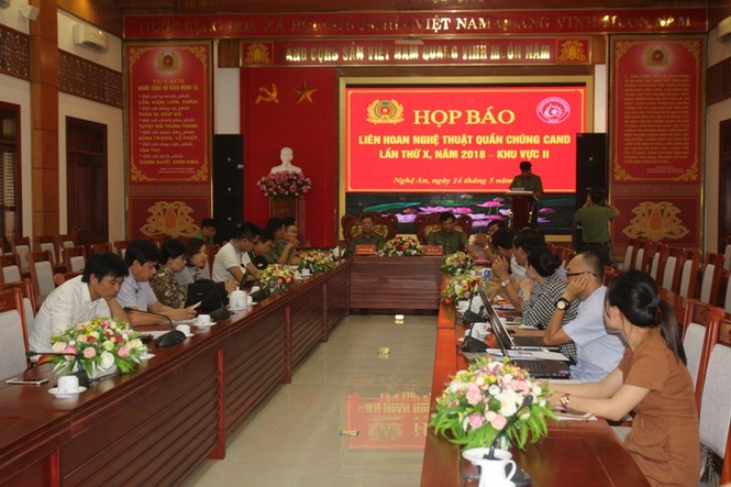 Họp báo Liên hoan nghệ thuật quần chúng Công an nhân dân lần thứ X - ảnh 1