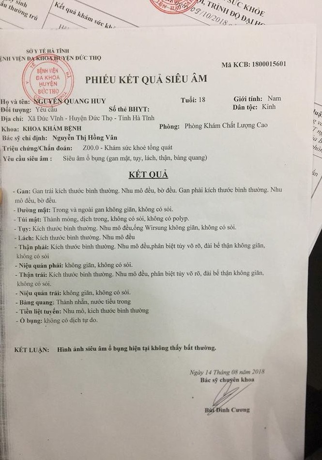 Tỉnh đội Hà Tĩnh lên tiếng vụ nam sinh bị Học viện Hậu cần trả về - ảnh 1