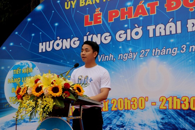 Tỉnh đoàn Nghệ An phát động Giờ trái đất 2019 - ảnh 3