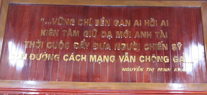 Những kỷ vật cuộc đời, sự nghiệp cách mạng của Nguyễn Thị Minh Khai tại nhà lưu niệm - ảnh 12
